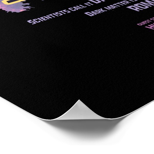 Dark Matter Poster. Poster (Ecke)