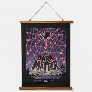 Dark Matter Poster. Wandteppich Mit Holzrahmen