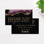 Dark mauve aga danke Ihnen Discount Card (Schreibtisch)