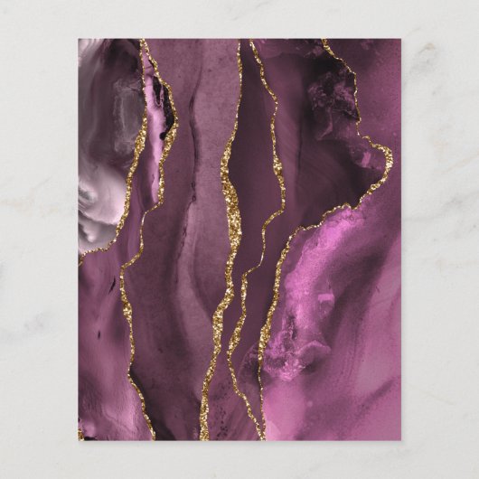 Dark mauve agate Flyer (Hinten)