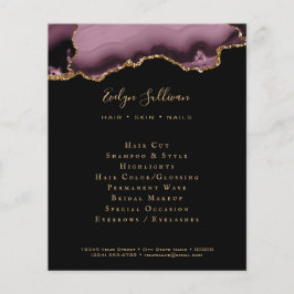 Dark mauve agate Flyer