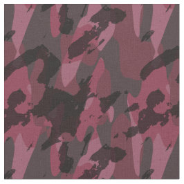 Dark Mauve Camo abstract Stoff