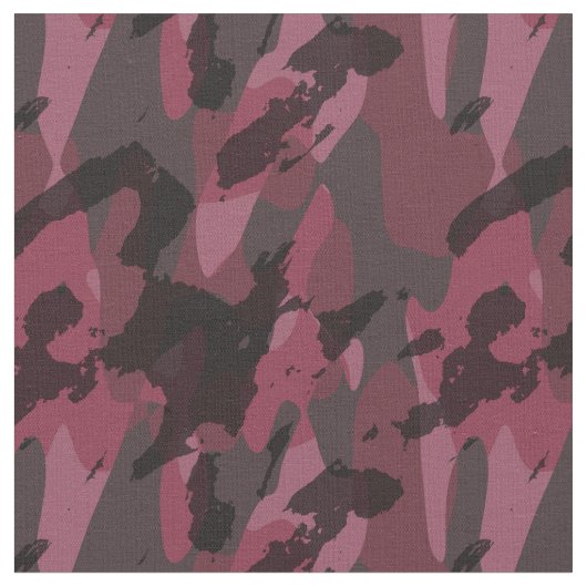 Dark Mauve Camo abstract Stoff (Nahaufnahme)