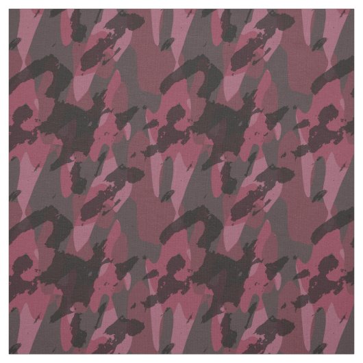 Dark Mauve Camo abstract Stoff (Muster)