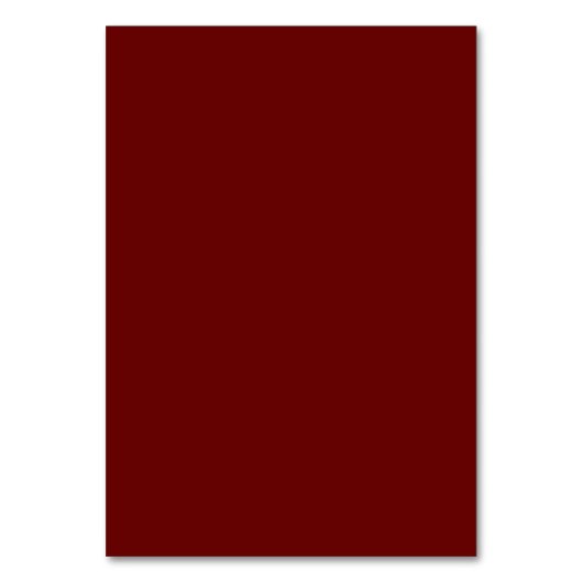 Dark Mauve, Dull Lila, Ironstone, Tischnummer (Vorderseite)