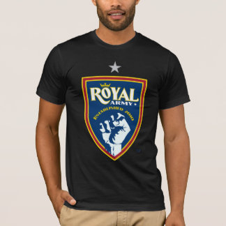 Dark Mens T - Shirt für das Royal Army Logo