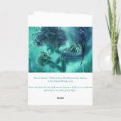 Dark Mermaid Grußkarte - Geheimküsse Karte (Rückseite)