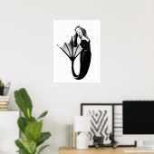 Dark Mermaid Poster (Heimbüro)