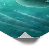 Dark Mermaid Print - Secret Kisses Poster (Ecke)