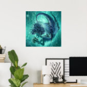 Dark Mermaid Print - Secret Kisses Poster (Heimbüro)