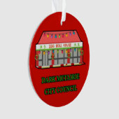 Dark Metairie Weihnachtsdekoration Ornament (Vorderseite)