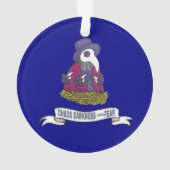 Dark Metairie Weihnachtsdekoration Ornament (Rückseite)