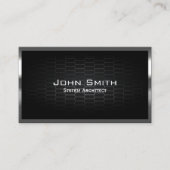 Dark Metal Cells System Architect Business Card Visitenkarte (Vorderseite)