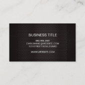 Dark Metallic Grill Visitenkarte (Rückseite)