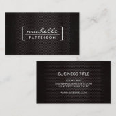 Dark Metallic Grill Visitenkarte (Vorne/Hinten)