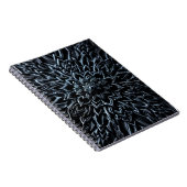 Dark Metallic Mandala Notizblock (Rechte Seite)