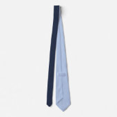Dark Midnight Blue Neck Tie Krawatte (Rückseite)