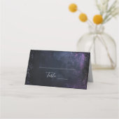 Dark Midnight Gothic Elegance Platzkarte (Vorderseite)