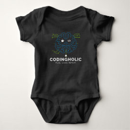 Dark Mode Coder Baby-Geschenk | Entwickler Neu Baby Strampler