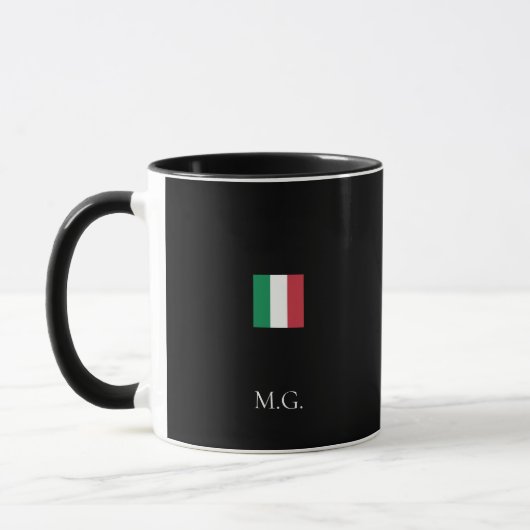 Dark Mode Matte Black Ceramic Mug Custom Tasse (Links)