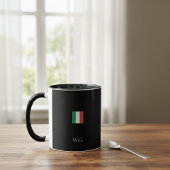 Dark Mode Matte Black Ceramic Mug Custom Tasse