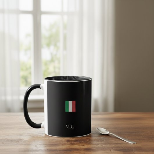 Dark Mode Matte Black Ceramic Mug Custom Tasse