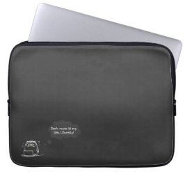 Dark Mode Owl Laptop Case für Technikfans