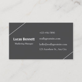 Dark Modern Business Cards Visitenkarte