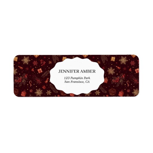 Dark Modern Festive Holiday Simple Rustic Boho (Vorne)