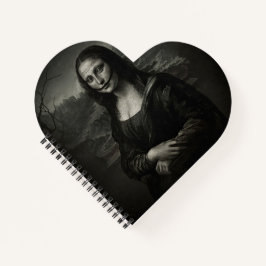 Dark Mona Lisa Notebook Notizblock