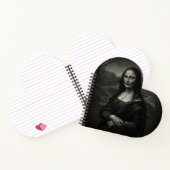 Dark Mona Lisa Notebook Notizblock (Innenseite)