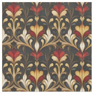 Dark & Moody Art Nouveau Stoff