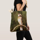 Dark Moody Blue Jay Tote Bag | Nature Inspired Art Tasche (Von Nahem)