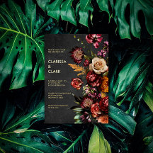 Dark Moody Bold Wild Blume Wedding