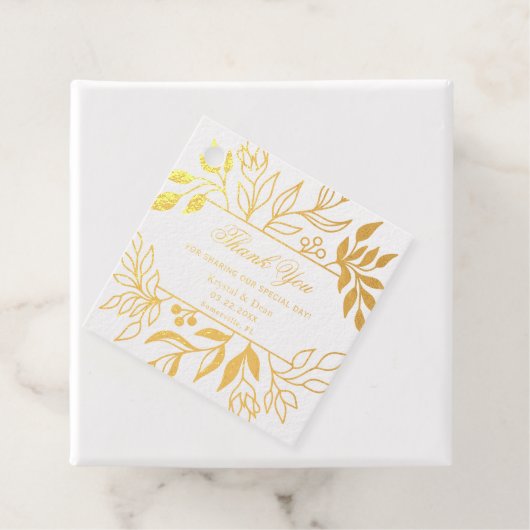 Dark Moody Burgundy Blush Black Floral Wedding Geschenkanhänger (Mit Box)