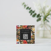 Dark Moody Fall Romantisches Brautparty Begleitkarte (Stehend Vorderseite)