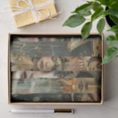 Dark Moody Fantasy Garden Collage Decoupage Seidenpapier (Geschenk)