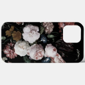Dark Moody Floral Delicate Rose Blossom Case-Mate iPhone Hülle (Rückseite (Horizontal))