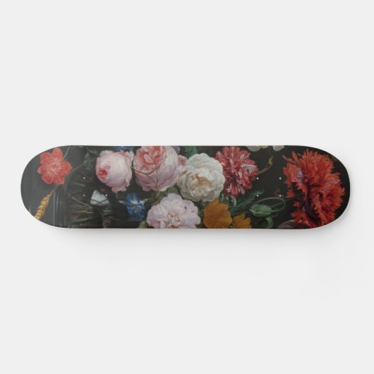 Dark Moody Floral Skateboard (Horizontal)