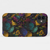 Dark Moody Florals Antike Blume Case-Mate iPhone Hülle (Rückseite (Horizontal))