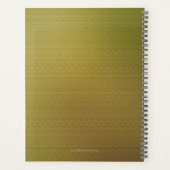 Dark Moody Goldfinch Custom Planner | Bird Art Planer (Rückseite)