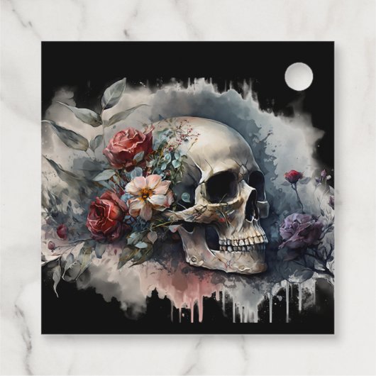 Dark Moody Gothic Bridge oder Die Brautparty Geschenkanhänger (Rückseite)