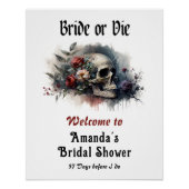 Dark Moody Gothic Bridge oder Die Brautparty Poster (Vorderseite)