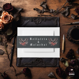 Dark Moody Gothic Einladungsbanderole