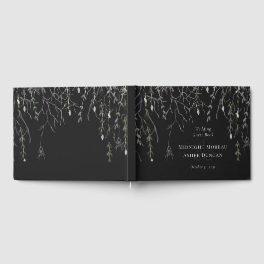 Dark Moody Gothic Wedding Guest Book Gästebuch (Voll)