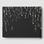 Dark Moody Gothic Wedding Guest Book Gästebuch (Rückseite)