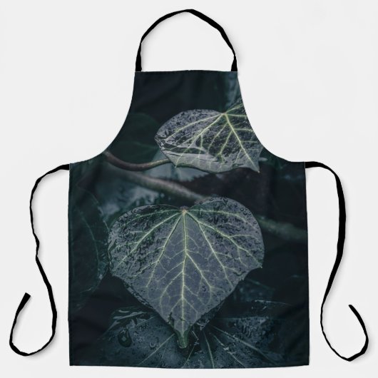 Dark Moody Ivy Nature Foto Schürze (Vorderseite)