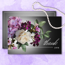 Dark Moody Midnight Lila Floral Romance Wedding