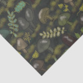 Dark Moody Mushrooms Beautiful Seidenpapier (Ausschnitt)