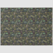 Dark Moody Mushrooms Beautiful Seidenpapier (Vorderseite)